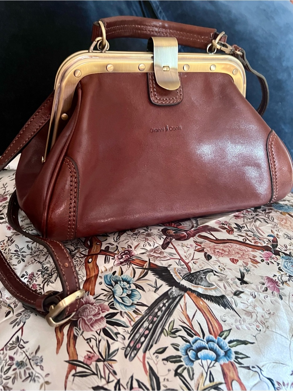 Gianni Conti Italian Leather Doctor’s Bag